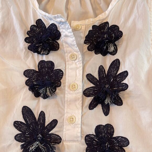 CREWCUTS By J.Crew Girls Sleeveless Top Flower Tassels - Picture 6 of 6